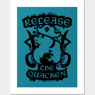 Release The Quacken Posters and Art